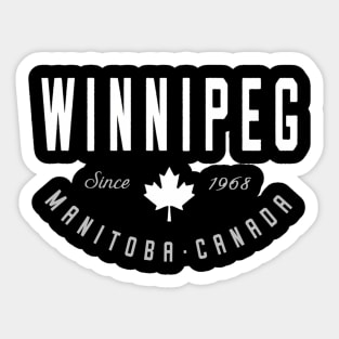 Winnipeg Manitoba Canada Sticker